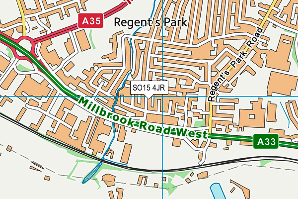 SO15 4JR map - OS VectorMap District (Ordnance Survey) SO15 4JR map - OS VectorMap District (Ordnance Survey)