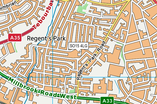 SO15 4LG map - OS VectorMap District (Ordnance Survey) SO15 4LG map - OS VectorMap District (Ordnance Survey)