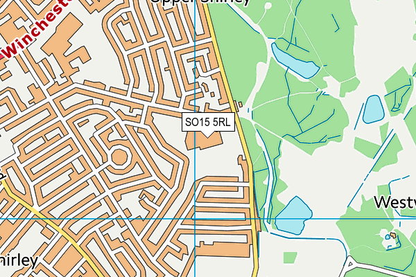 SO15 5RL map - OS VectorMap District (Ordnance Survey) SO15 5RL map - OS VectorMap District (Ordnance Survey)