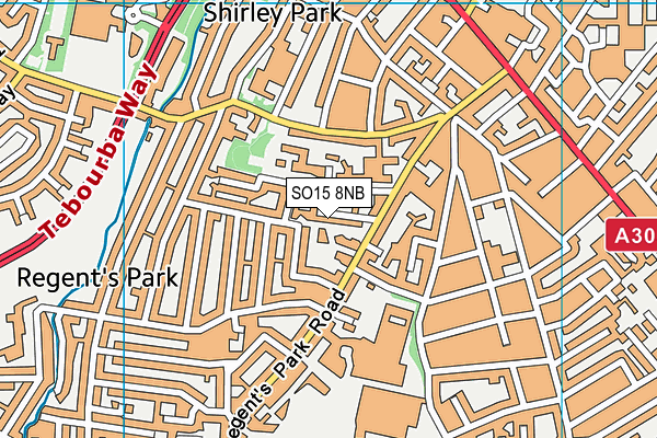 SO15 8NB map - OS VectorMap District (Ordnance Survey) SO15 8NB map - OS VectorMap District (Ordnance Survey)