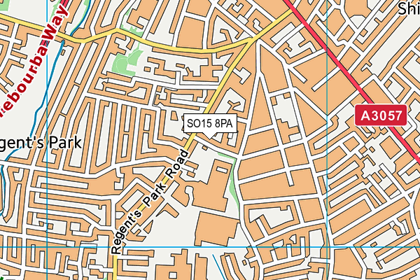 SO15 8PA map - OS VectorMap District (Ordnance Survey) SO15 8PA map - OS VectorMap District (Ordnance Survey)