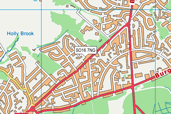 SO16 7NG map - OS VectorMap District (Ordnance Survey) SO16 7NG map - OS VectorMap District (Ordnance Survey)
