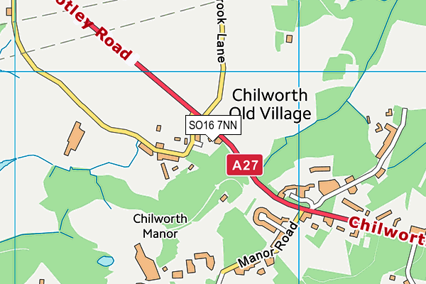 SO16 7NN map - OS VectorMap District (Ordnance Survey) SO16 7NN map - OS VectorMap District (Ordnance Survey)