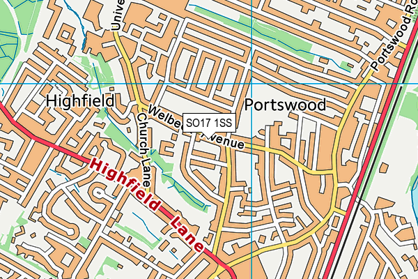 SO17 1SS map - OS VectorMap District (Ordnance Survey) SO17 1SS map - OS VectorMap District (Ordnance Survey)