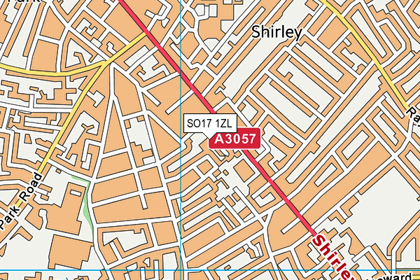SO17 1ZL map - OS VectorMap District (Ordnance Survey) SO17 1ZL map - OS VectorMap District (Ordnance Survey)