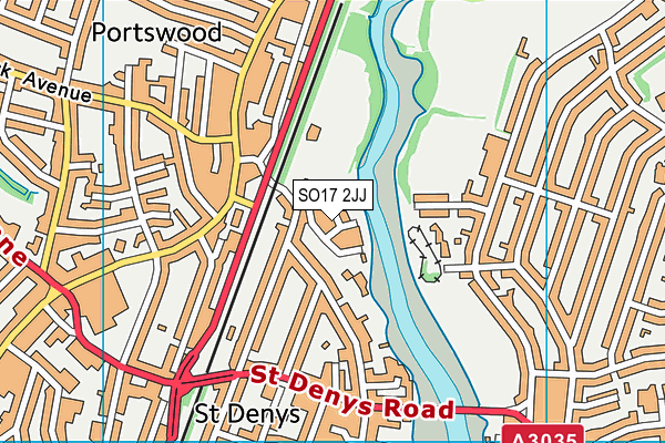 SO17 2JJ map - OS VectorMap District (Ordnance Survey) SO17 2JJ map - OS VectorMap District (Ordnance Survey)