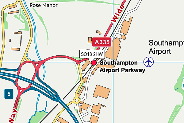 SO18 2HW map - OS VectorMap District (Ordnance Survey) SO18 2HW map - OS VectorMap District (Ordnance Survey)