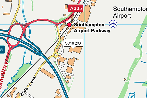 SO18 2XX map - OS VectorMap District (Ordnance Survey) SO18 2XX map - OS VectorMap District (Ordnance Survey)