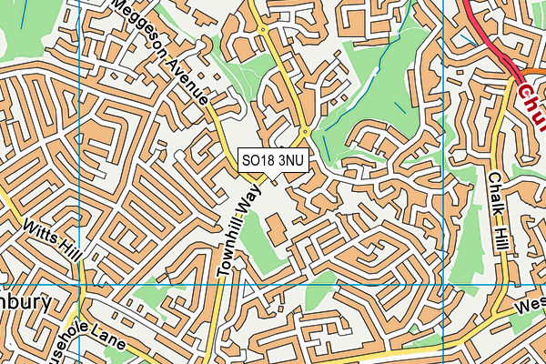 SO18 3NU map - OS VectorMap District (Ordnance Survey) SO18 3NU map - OS VectorMap District (Ordnance Survey)
