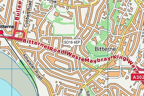 SO18 4EP map - OS VectorMap District (Ordnance Survey) SO18 4EP map - OS VectorMap District (Ordnance Survey)