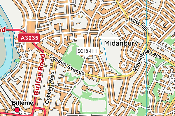 SO18 4HH map - OS VectorMap District (Ordnance Survey) SO18 4HH map - OS VectorMap District (Ordnance Survey)