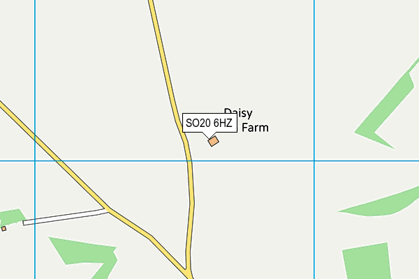 SO20 6HZ map - OS VectorMap District (Ordnance Survey) SO20 6HZ map - OS VectorMap District (Ordnance Survey)