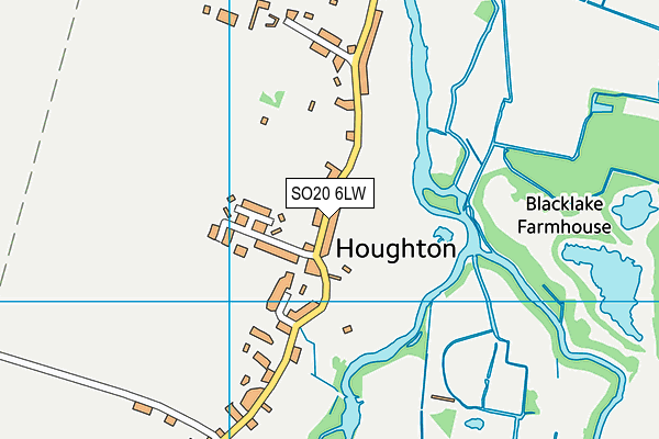 SO20 6LW map - OS VectorMap District (Ordnance Survey) SO20 6LW map - OS VectorMap District (Ordnance Survey)