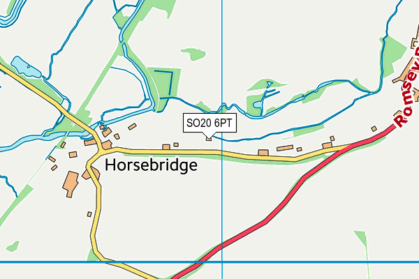 SO20 6PT map - OS VectorMap District (Ordnance Survey) SO20 6PT map - OS VectorMap District (Ordnance Survey)