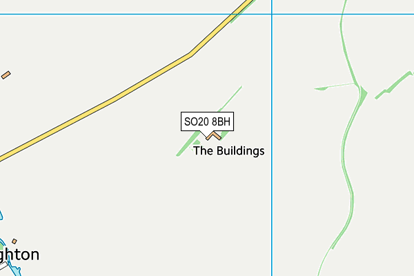 SO20 8BH map - OS VectorMap District (Ordnance Survey) SO20 8BH map - OS VectorMap District (Ordnance Survey)