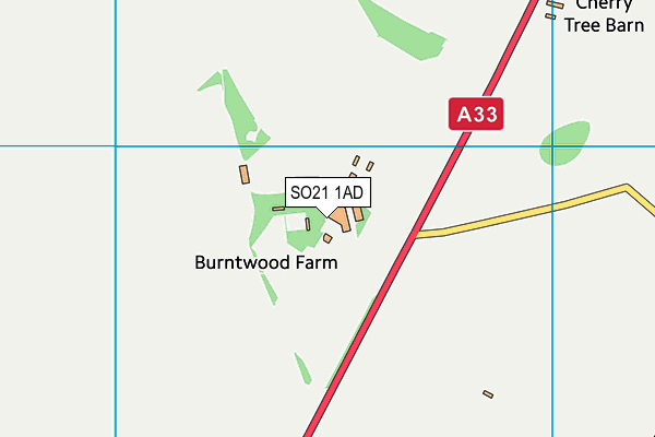 SO21 1AD map - OS VectorMap District (Ordnance Survey) SO21 1AD map - OS VectorMap District (Ordnance Survey)