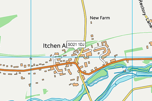SO21 1DJ map - OS VectorMap District (Ordnance Survey) SO21 1DJ map - OS VectorMap District (Ordnance Survey)