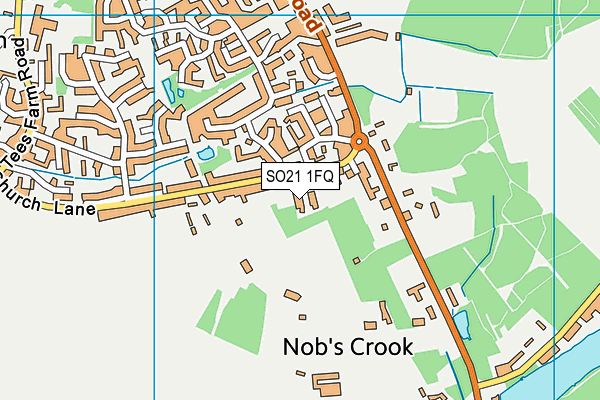 SO21 1FQ map - OS VectorMap District (Ordnance Survey) SO21 1FQ map - OS VectorMap District (Ordnance Survey)