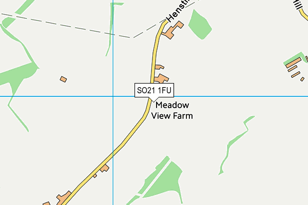 SO21 1FU map - OS VectorMap District (Ordnance Survey) SO21 1FU map - OS VectorMap District (Ordnance Survey)