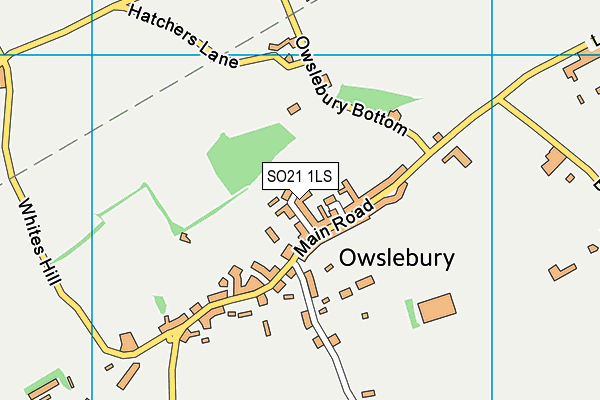 SO21 1LS map - OS VectorMap District (Ordnance Survey) SO21 1LS map - OS VectorMap District (Ordnance Survey)