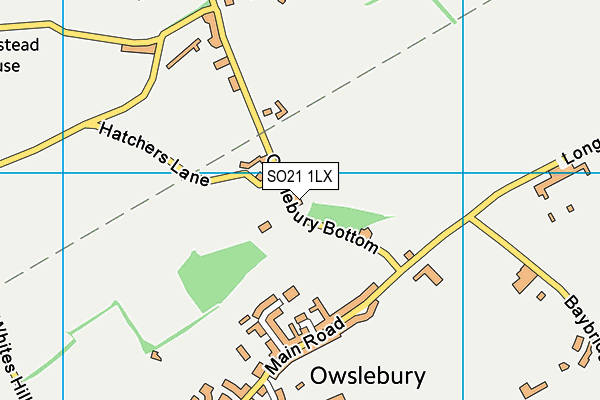 SO21 1LX map - OS VectorMap District (Ordnance Survey) SO21 1LX map - OS VectorMap District (Ordnance Survey)