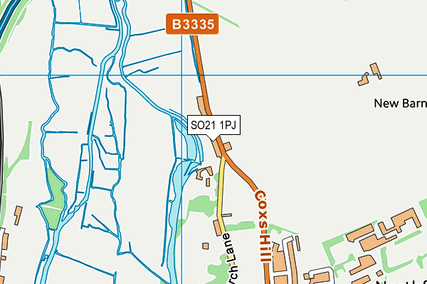 SO21 1PJ map - OS VectorMap District (Ordnance Survey) SO21 1PJ map - OS VectorMap District (Ordnance Survey)