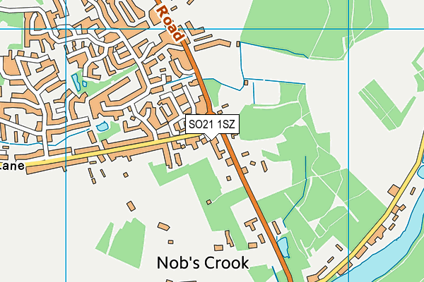 SO21 1SZ map - OS VectorMap District (Ordnance Survey)