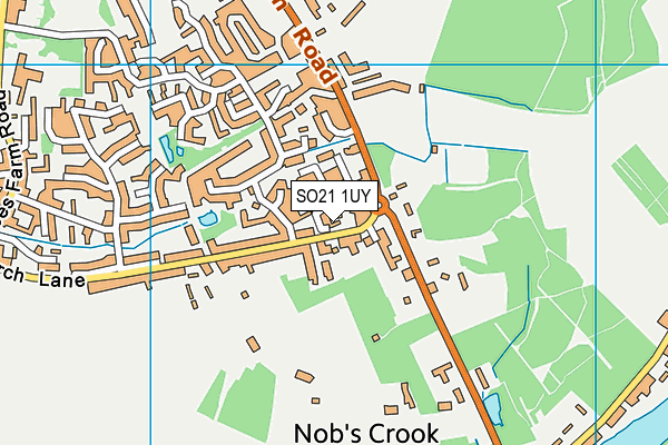 SO21 1UY map - OS VectorMap District (Ordnance Survey) SO21 1UY map - OS VectorMap District (Ordnance Survey)