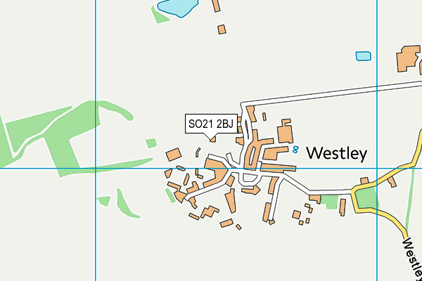 SO21 2BJ map - OS VectorMap District (Ordnance Survey) SO21 2BJ map - OS VectorMap District (Ordnance Survey)