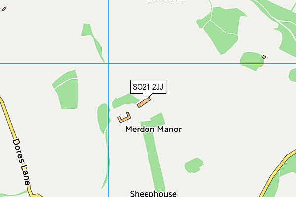 SO21 2JJ map - OS VectorMap District (Ordnance Survey) SO21 2JJ map - OS VectorMap District (Ordnance Survey)