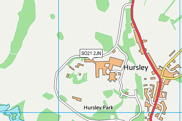 SO21 2JN map - OS VectorMap District (Ordnance Survey) SO21 2JN map - OS VectorMap District (Ordnance Survey)