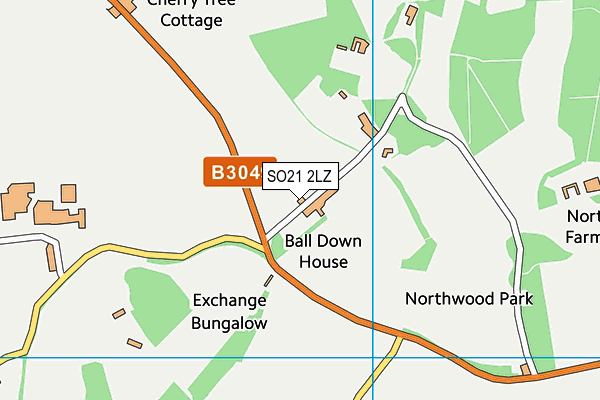 SO21 2LZ map - OS VectorMap District (Ordnance Survey) SO21 2LZ map - OS VectorMap District (Ordnance Survey)