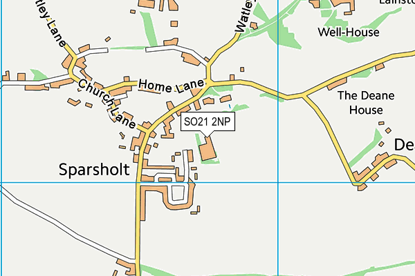 SO21 2NP map - OS VectorMap District (Ordnance Survey) SO21 2NP map - OS VectorMap District (Ordnance Survey)