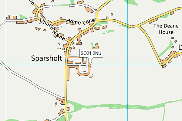 SO21 2NU map - OS VectorMap District (Ordnance Survey) SO21 2NU map - OS VectorMap District (Ordnance Survey)
