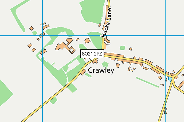 SO21 2PZ map - OS VectorMap District (Ordnance Survey) SO21 2PZ map - OS VectorMap District (Ordnance Survey)