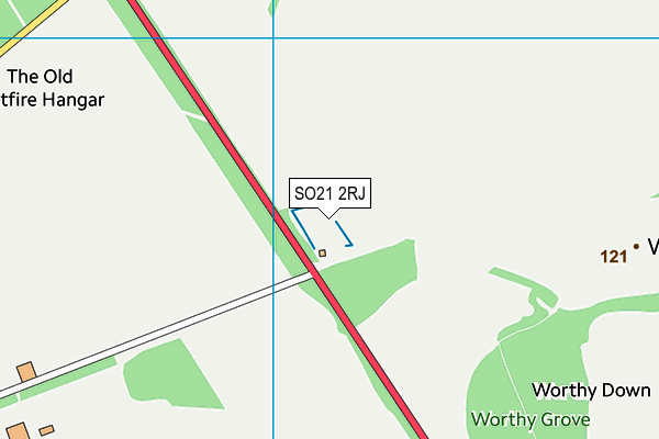 SO21 2RJ map - OS VectorMap District (Ordnance Survey) SO21 2RJ map - OS VectorMap District (Ordnance Survey)