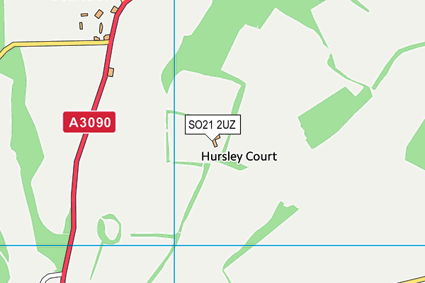 SO21 2UZ map - OS VectorMap District (Ordnance Survey) SO21 2UZ map - OS VectorMap District (Ordnance Survey)