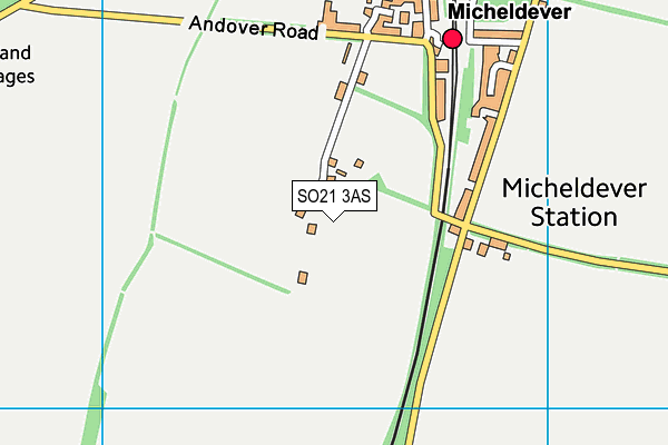 SO21 3AS map - OS VectorMap District (Ordnance Survey) SO21 3AS map - OS VectorMap District (Ordnance Survey)