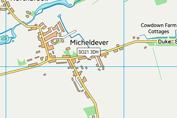 SO21 3DH map - OS VectorMap District (Ordnance Survey) SO21 3DH map - OS VectorMap District (Ordnance Survey)