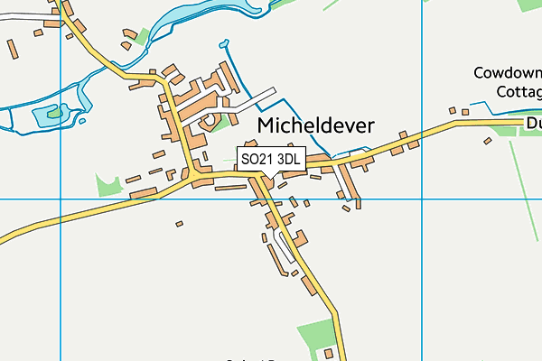 SO21 3DL map - OS VectorMap District (Ordnance Survey) SO21 3DL map - OS VectorMap District (Ordnance Survey)