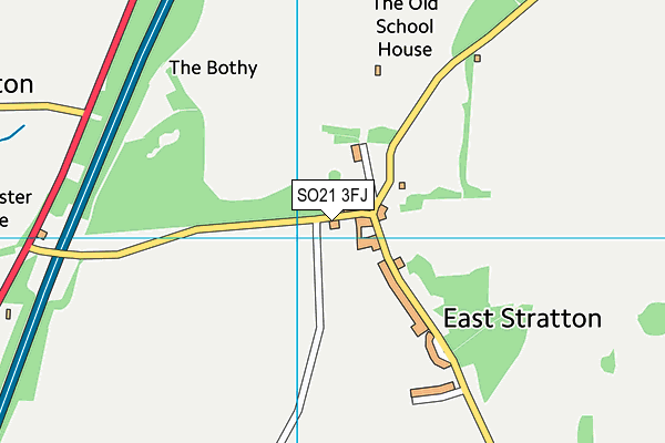 SO21 3FJ map - OS VectorMap District (Ordnance Survey) SO21 3FJ map - OS VectorMap District (Ordnance Survey)