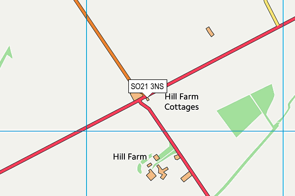 SO21 3NS map - OS VectorMap District (Ordnance Survey) SO21 3NS map - OS VectorMap District (Ordnance Survey)