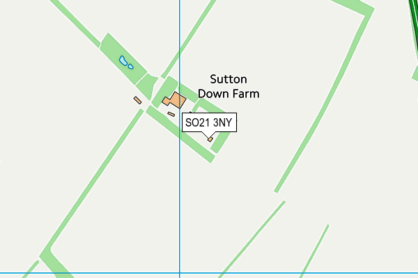SO21 3NY map - OS VectorMap District (Ordnance Survey) SO21 3NY map - OS VectorMap District (Ordnance Survey)