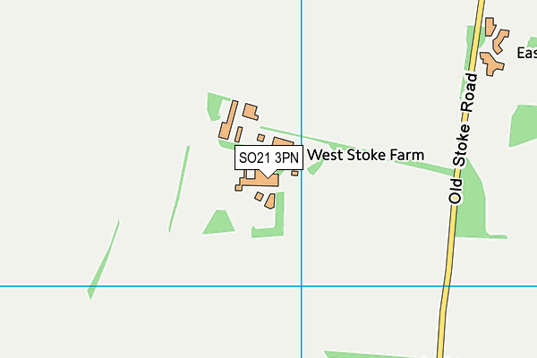 SO21 3PN map - OS VectorMap District (Ordnance Survey) SO21 3PN map - OS VectorMap District (Ordnance Survey)