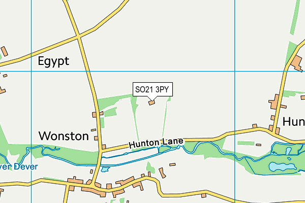 SO21 3PY map - OS VectorMap District (Ordnance Survey) SO21 3PY map - OS VectorMap District (Ordnance Survey)