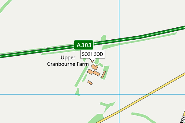 SO21 3QD map - OS VectorMap District (Ordnance Survey) SO21 3QD map - OS VectorMap District (Ordnance Survey)