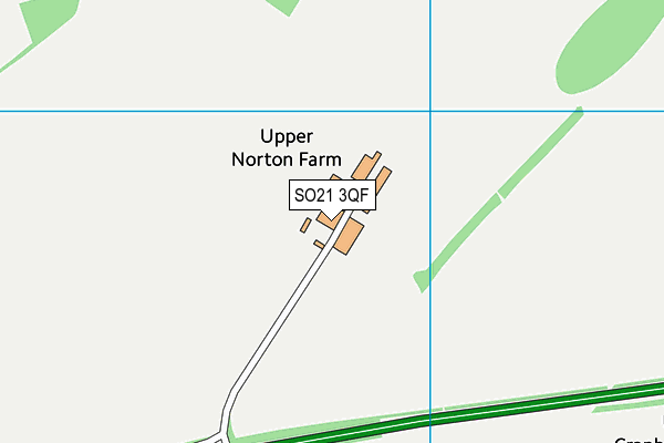 SO21 3QF map - OS VectorMap District (Ordnance Survey) SO21 3QF map - OS VectorMap District (Ordnance Survey)