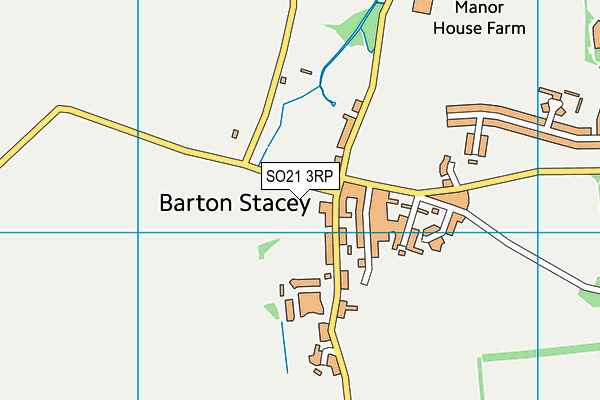 SO21 3RP map - OS VectorMap District (Ordnance Survey) SO21 3RP map - OS VectorMap District (Ordnance Survey)