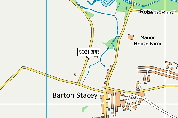 SO21 3RR map - OS VectorMap District (Ordnance Survey) SO21 3RR map - OS VectorMap District (Ordnance Survey)