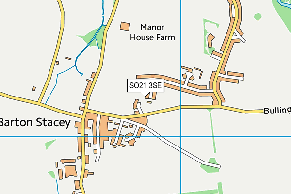 SO21 3SE map - OS VectorMap District (Ordnance Survey) SO21 3SE map - OS VectorMap District (Ordnance Survey)